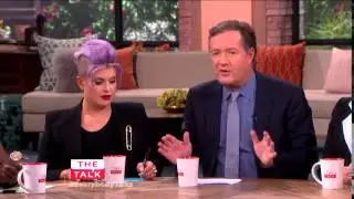 The Talk - Piers Morgan Defends Kelly Osbourne Over 'Fashion Police&rsquo; Exit