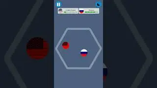 USA vs RUSSIA ball battle clash ball #relaxing #battle #ball #shorts