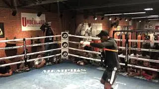 Maurice &ldquo;Mighty Mo&rdquo; Hooker Shadow Boxing
