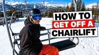 How to Get Off a Ski Lift Snowboarding  - How to Snowboard