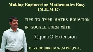 Easy way of Typing Maths Equation in Google Form