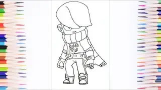 How to Color Brawl Stars Coloring Game Edgar