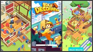 Idle Decoration Inc - Idle, Tycoon & Simulation (Gameplay Android) - [Android Fragments]🧩