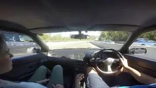 Nissan Skyline R32 GTR -  Single Turbo 2nd to 3rd gear pull #short