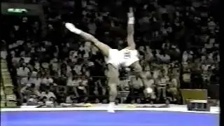 Charles Lakes (USA) - 1988 Olympics - Compulsories - Floor Exercise