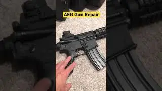 Electric Airsoft Gun repair. Full videos on my YouTube channel...please SUBSCRIBE