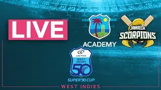 🔴 LIVE WI Academy v Jamaica | CG United Super50 2024