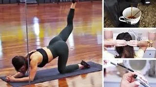 Get Ready With Me! Hair, Outfit, Workout + What I Eat!