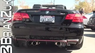 BMW E93 M3 with iPE Exhaust