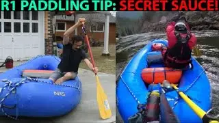 15 Degrees!  Sweep It Under The Rug!  || HOW TO PADDLE R1 RAFT