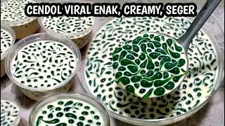 RESEP CENDOL KECEBONG VIRAL PALING LARIS BUAT IDE JUALAN!! RASANYA ENAK, CREAMY DAN SEGER BANGET