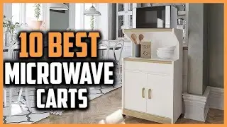 The Best Microwave Carts on Amazon That Instantly Upgrade Your Kitchen
