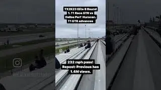 TX2K23: Elite 8- Roll Race Round 1. T1 GTR absolutely blasts off and advances to the next round.