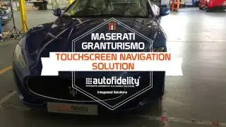 Maserati GranTurismo Touchscreen Navigation Solution