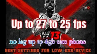 WWE 13 | dolphin emulator best settings for low end device |😃💪👌