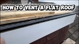 How to get airflow in a flat Roof 