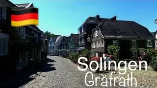 Der historische Stadtkern von Solingen - Gr&auml;frath (Germany, NRW) In 4K