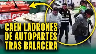 Robaban en plena fiesta patronal: Los capturaron tras persecución y balacera