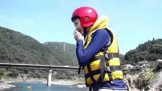 球磨川ラフティング　リバージャンプ20110728018
