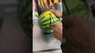 Watermelon Cutting ASMR | Juicy &Satisfying Slices#watermelon #cuttingskills
