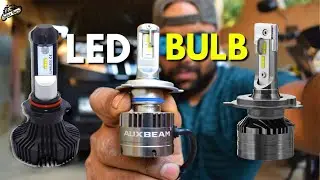 BEST LED Bulb for Bike, Scooter & Car Headlight  || Auxbeam LED