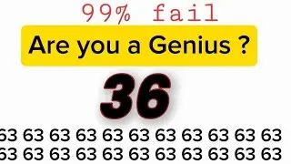 Are you a Genius? Try This Focus Test #maths #games #iqtest