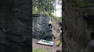 Problem D (Boulder 4, La Plana), 4c. Val Daone