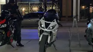 Wheelies are Addicting! ERIC LEARNING TO WHEELIE HIS WHITE NINJA ZX6R- Shot in 4k