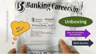 Unboxing : Bank PO/Clerk Exam Fast Preparation Book 2 @ BankingCareers.in