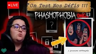 💀L'heure des défis ! On essai #phasmophobiagame  #horror   #gameplay #couple #failgame #phasmophobia