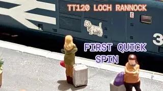 TT120 CLASS 37 LOCH RANNOCH &hellip; 1st QUICK SPIN