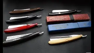 Бритвы после заточки - W&B Masonic razor, ERN, ЗТВ Парикмахерская №2 и другие