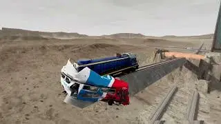 Train Vs Bus #beamngdrive