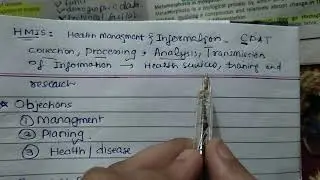 HMIS/HIMS easy explanation community medicine