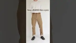 Sew Jeans like a Pro, Pattern and Tutorial from Angela Kane #fashion #jeans #sewingpatterns #sewing