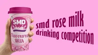 SMD Flavoured Milk, Rose Milk Drinking Competition with Fun Bun & Win