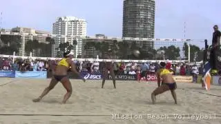 2014 WSOBV Long Beach USA vs ESP Womens Quarter Final Fendrick/Sweat vs Fernandez/Baquerizo