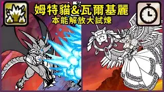 #無超激 姆特貓 & 瓦爾基麗 本能解放大試煉！首隻爆波本能：試玩本能姆特貓｜貓戰實驗室💡Exp.82｜ネコムート大試練 ネコヴァルキリー大試練