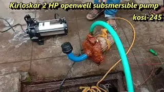 kirloskar 2HP Openwell Submersible pump | किर्लोस्कर  मोटर की कैसे फिटिंग करे | About kirloskar pump