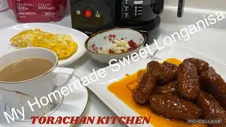 My Homemade Skinless Sweet  longanisa…自家製の皮なしの甘いソーセージ