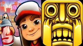 Subway Surfers vs Temple Run | New Update Gameplay | Ultimate Run Battle