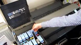Canon iPF 6400 6450 neue Tinte PFI-206 Test Demo Plotter-Experte.de