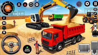 City Road Construction Simulator - Heavy JCB Games 2025 #androidgameplay 🛻🚧