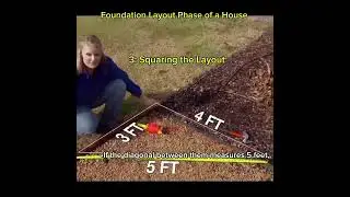 How to Layout the Foundation of the House🏠(Part - 1)