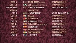 Florida State Announces 2015 Football Schedule