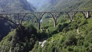 Czarnog&oacute;ra, Kanion TARA,  Most 06.2022, Dji Mini 2, 4K
