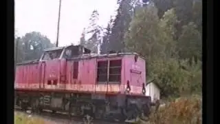 Führerstandsmitfahrt Aue - Blauenthal 1995, in Blauenthal