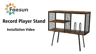 Record Player Stand installation video