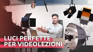 L'illuminazione PERFETTA per un VIDEOCORSO 🎥 | Ownidea Studio