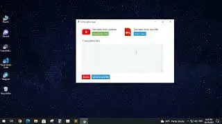 transcription app in python (get text from videos)
